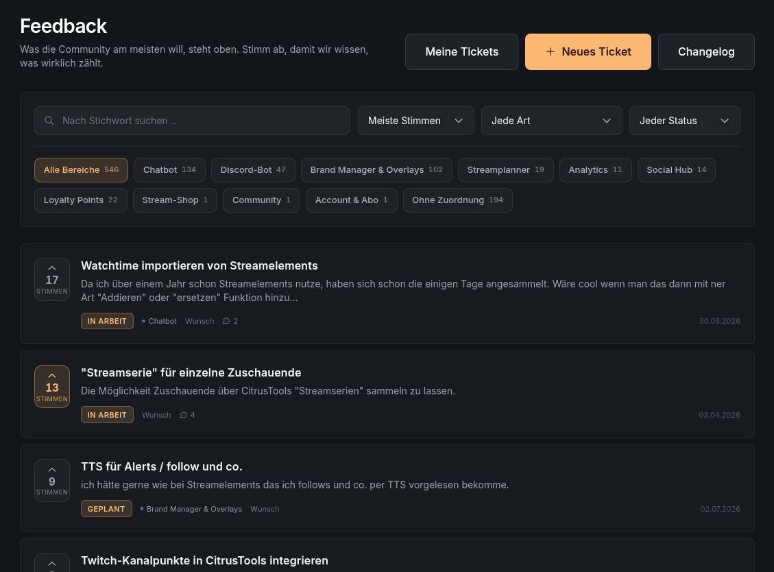 Changelog Bild